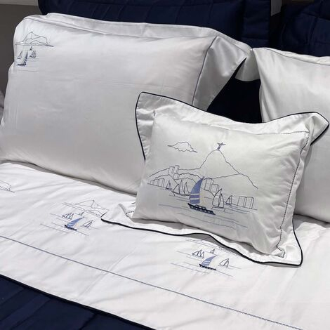 imagem do produto Jogo de Cama Casal 300 Fios Rio - Marken Fassi