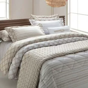 imagem de Jogo de Cama Casal 300 Fios Sorrento - Naturalle Fashion