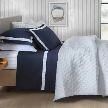 imagem de Jogo de Cama Casal 300 Fios St. Germain Risca de Giz - Naturalle Fashion