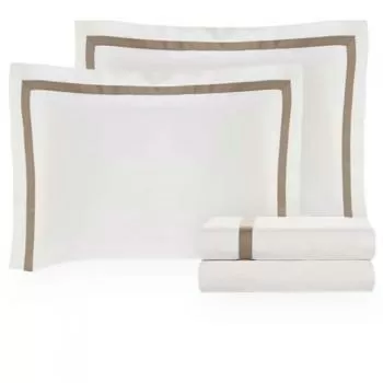 imagem de Jogo de Cama Casal 300 Fios Vercelli 220x260cm - Trussardi