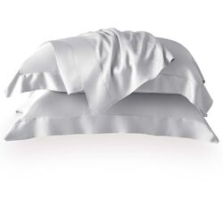 Jogo de Cama Casal 400 Fios Bambú Bali Branco