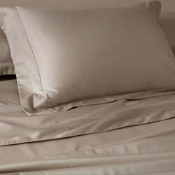 Jogo de Cama Casal 400 Fios Elementos Bege Areia
