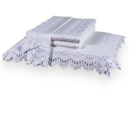Jogo de Cama Casal 400 Fios La Hoya Branco