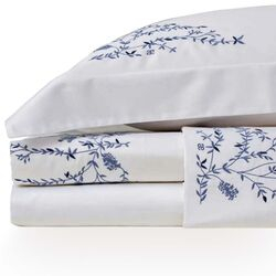 Jogo de Cama Casal 400 Fios Raffinato Azul Nud