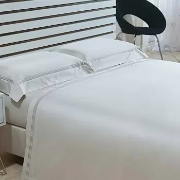 imagem de Jogo de Cama Casal 600 Fios Ponto Cheio Liso - Catran