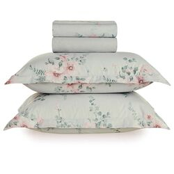Jogo de Cama King 180 Fios Nara Verde Claro