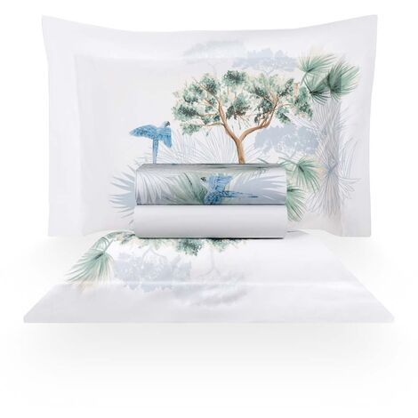 imagem do produto Jogo de Cama King 200 Fios Arara Azul - Naturalle Fashion