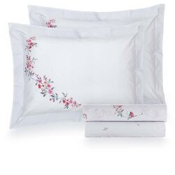 Jogo de Cama King 200 Fios Celinee Estampado Claro