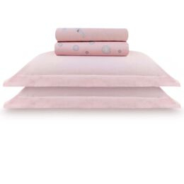 Jogo de Cama King 200 Fios Fly Rosa