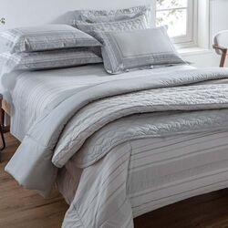 Jogo de Cama King 200 Fios Tivar Cinza