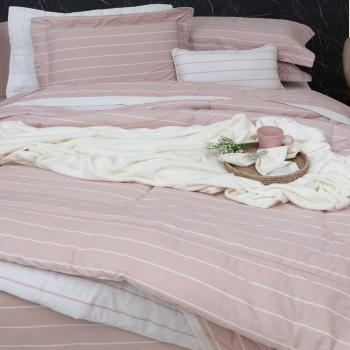 imagem de Jogo de Cama King 200 Fios Vintage Listras - Kacyumara