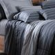 imagem do produto Jogo de Cama King 200 Fios Vintage Listras - Kacyumara