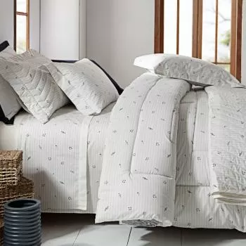 imagem de Jogo de Cama King 200 Fios Vintage Partitura - Casa K