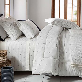 imagem de Jogo de Cama King 200 Fios Vintage Partitura - Kacyumara