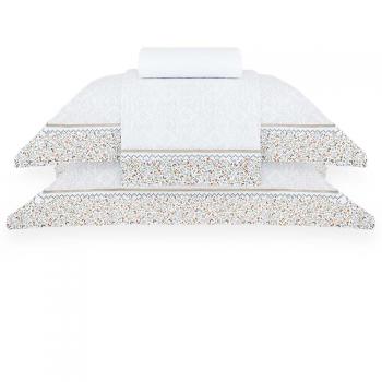 Jogo de Cama King 250 Fios Eleonora Estampado