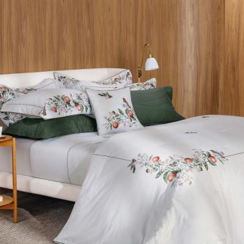 imagem de Jogo de Cama King 300 Fios Arancia - Trussardi