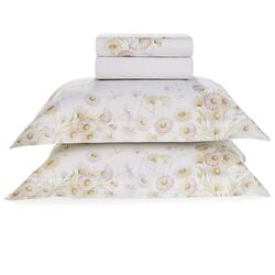 Jogo de Cama King 300 Fios Bellis Estampado Claro