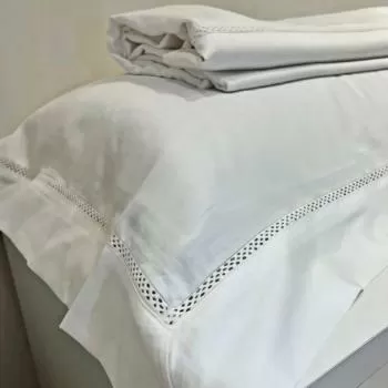 imagem de Jogo de Cama King 300 Fios Bordado Charlotte - Domani