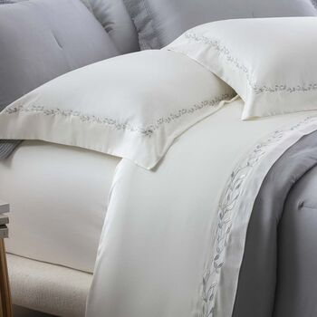 imagem de Jogo de Cama King 300 Fios Bordado Gardens - Casa K