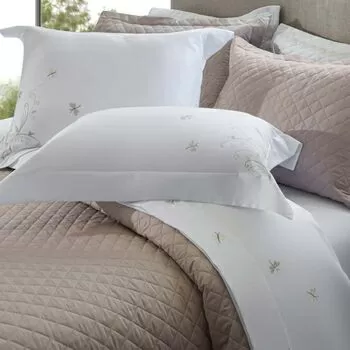imagem de Jogo de Cama King 300 Fios Bordado Libelulle - Casa K