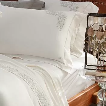 imagem de Jogo de Cama King 300 Fios Bordado Taiti - Casa K