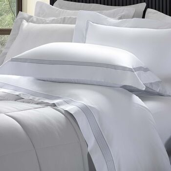 imagem de Jogo de Cama King 300 Fios Bordado Tramare - Kacyumara