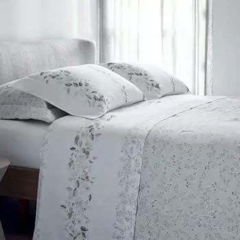 imagem de Jogo de Cama King 300 Fios Bot�es de L�rio - Buddemeyer