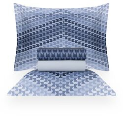 Jogo de Cama King 300 Fios Brasilidade Azul