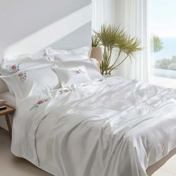 imagem de Jogo de Cama King 300 Fios Camellia Bordado - Marken Fassi