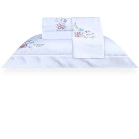 imagem do produto Jogo de Cama King 300 Fios Camellia Bordado - Marken Fassi