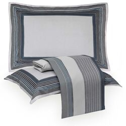Jogo de Cama King 300 Fios Hazel Cinza