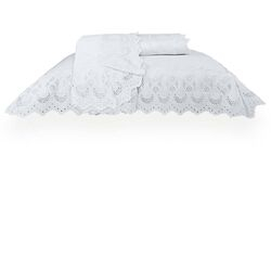 Jogo de Cama King 300 Fios Infinito Branco