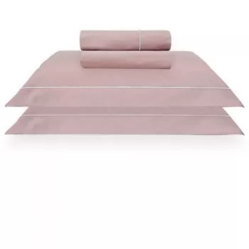 imagem de Jogo de Cama King 300 Fios Lázio Festonê Tinto - Casa K