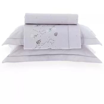 imagem de Jogo de Cama King 300 Fios Lázio Lysis - Kacyumara