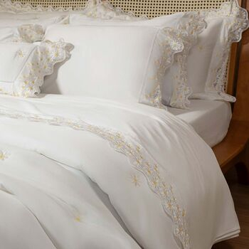 imagem de Jogo de Cama King 300 Fios Margaridas - Marken Fassi