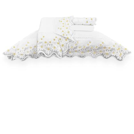 imagem do produto Jogo de Cama King 300 Fios Margaridas - Marken Fassi