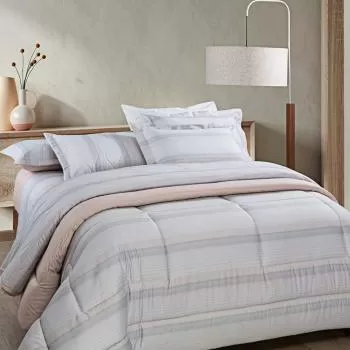imagem de Jogo de Cama King 300 Fios Nuova - Kacyumara
