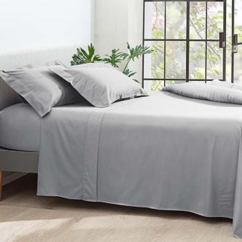 imagem de Jogo de Cama King 300 Fios Satine Liso - Kacyumara