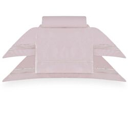 Jogo de Cama King 300 Fios Sublime Rosa