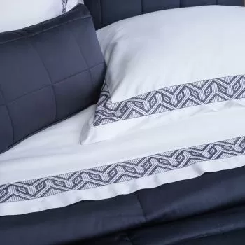 imagem de Jogo de Cama King 300 Fios Topázio - Marken Fassi