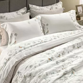 imagem de Jogo de Cama King 300 Fios Videira - Karsten