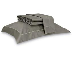 Jogo de Cama King 400 Fios Ajour Kaki Castor