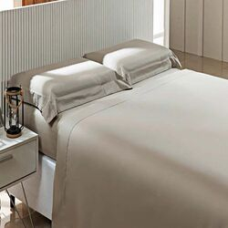 Jogo de Cama King 400 Fios Delicatto Cinza Claro