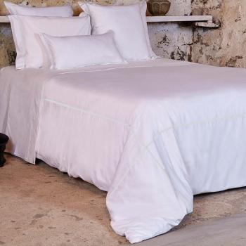 imagem de Jogo de Cama Queen 1000 Fios Vernon Fitado - Muguet Home