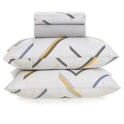 Jogo de Cama Queen 150 Fios Rucel Estampado