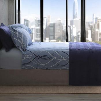 imagem de Jogo de Cama Queen 180 Fios Cassis - Sonhare