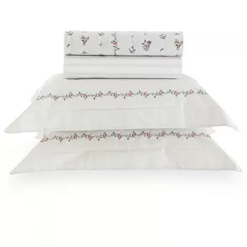 imagem de Jogo de Cama Queen 200 Fios Florate - Kacyumara