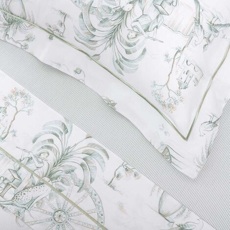 imagem do produto Jogo de Cama Queen 200 Fios Ortigia - Trussardi