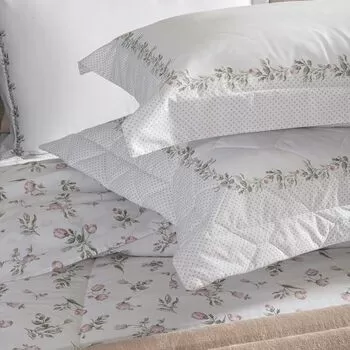imagem de Jogo de Cama Queen 200 Fios Rosale - Casa K