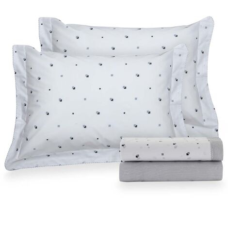 imagem do produto Jogo de Cama Queen 200 Fios Vintage Cubes - Kacyumara